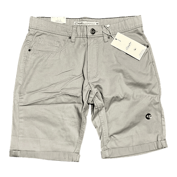 Grey denim shorts