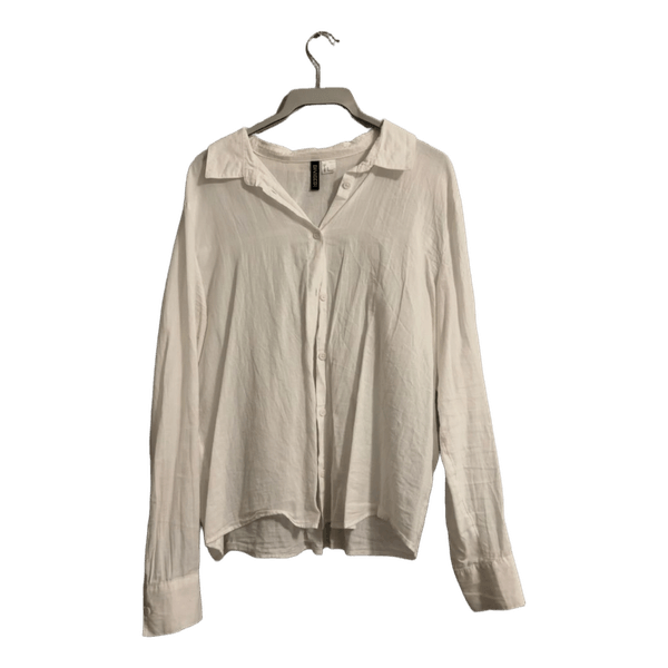 White button-up shirt
