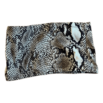 /STAY snakeskin print top