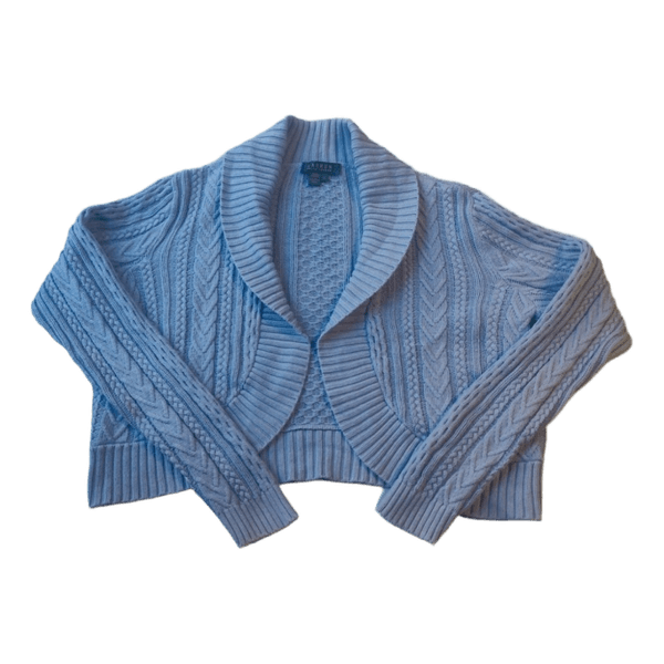 Lauren Ralph Lauren Lyhyt / Cropped Neuletakki - Sininen - L