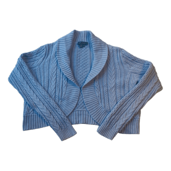 Lauren Ralph Lauren Lyhyt / Cropped Neuletakki - Sininen - L