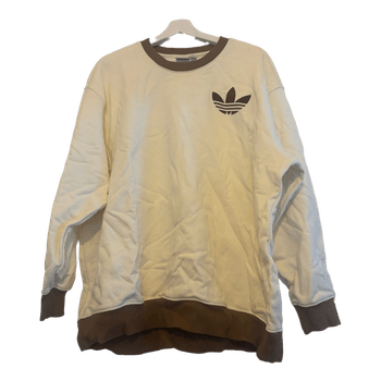 Adidas cream sweatshirt