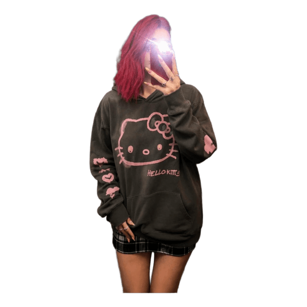 🖤 Cute Hello Kitty Y2K hoodie 🖤