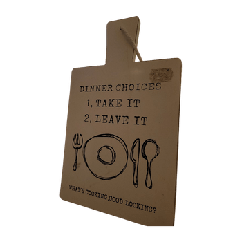 Dinner choices -sisustustaulu