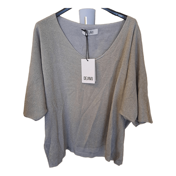 Silver glittery jumper