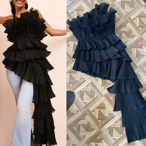 ASOS luxe organza top