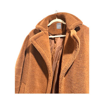 Primark ruskea teddy-takki