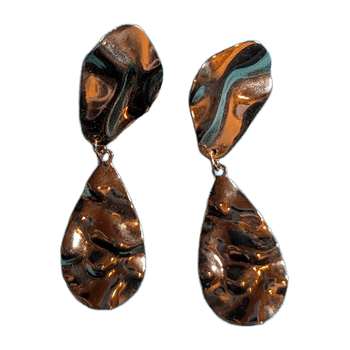 Gold drop earrings