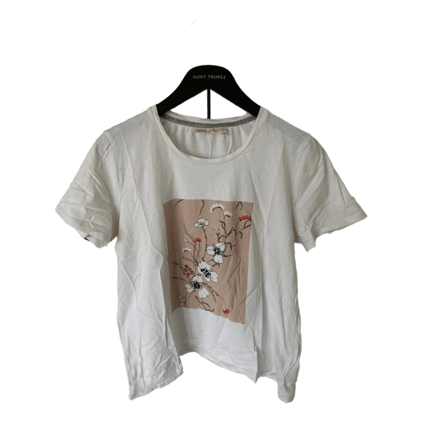 Hvid InWear t-shirt med print