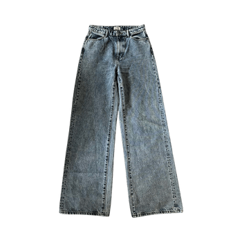 Siniset leveälahkeiset farkut