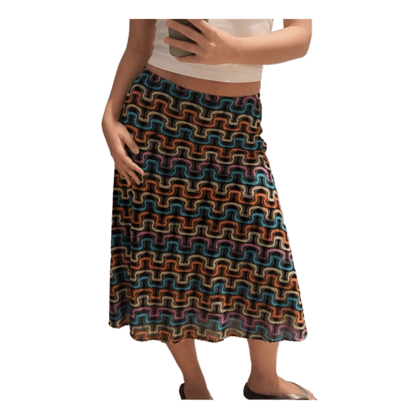 Missoni mønstret midinederdel