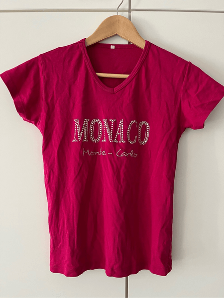 T-shirt with rhinestones 