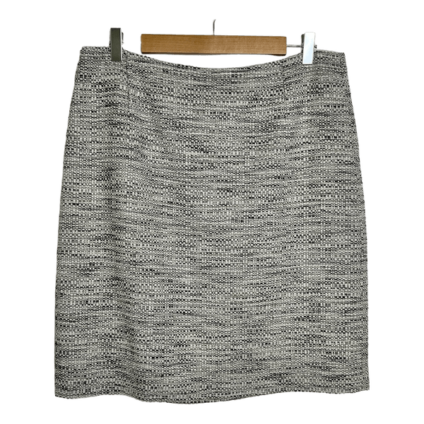 Ril’s Gray Linen Pencil Skirt Size 42 Career Office