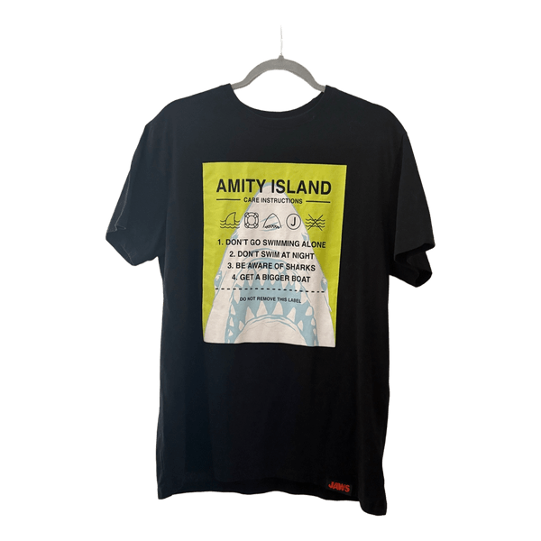 Black Jaws graphic t-shirt