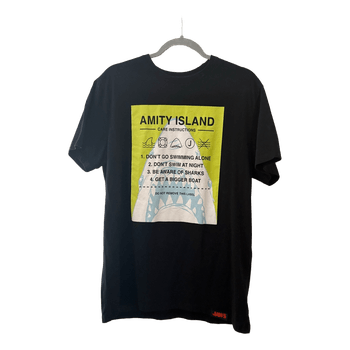 Black Jaws graphic t-shirt