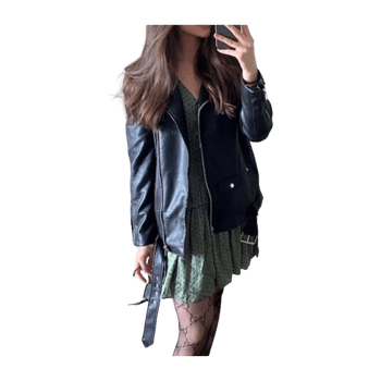 Neo noir dress