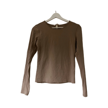 Beige pitkähiha-paita