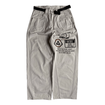 RARE Vintage Baggy Diesel “Ocean Legend / Pipe Rescue” Pants Late 90’s Archival Era