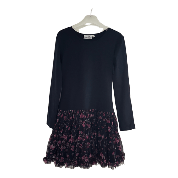 Dark blue patterned dress