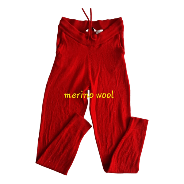 Raudonos merino vilnos kelnės Xs Cubus