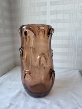 Estonian Glass vase "Aster" by Eino Mäelt