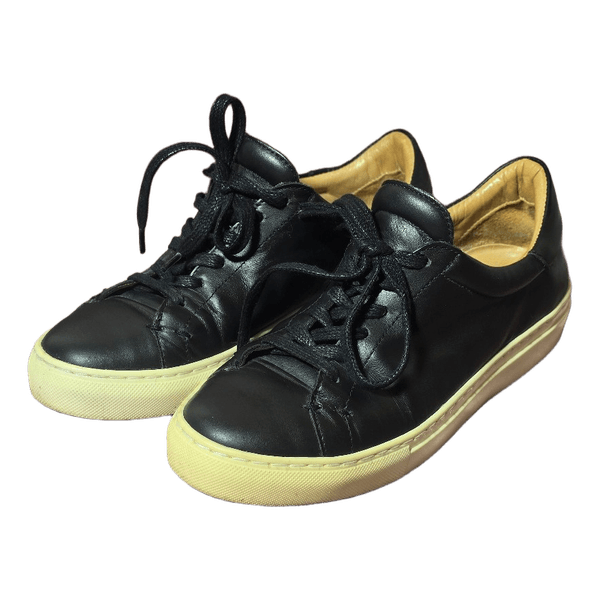 By Malene Birger black genuine leather sneakers 36