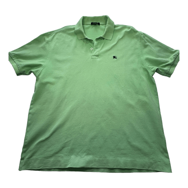 Burberry green polo shirt