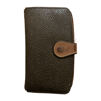 Ruskea nahkainen lompakko