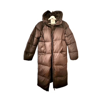 Audimas ruskea pitkäuntuvatakki, XS