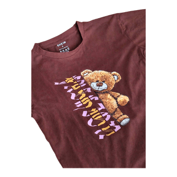 Chocolate Teddy Bear Graphic T-Shirt 🧸