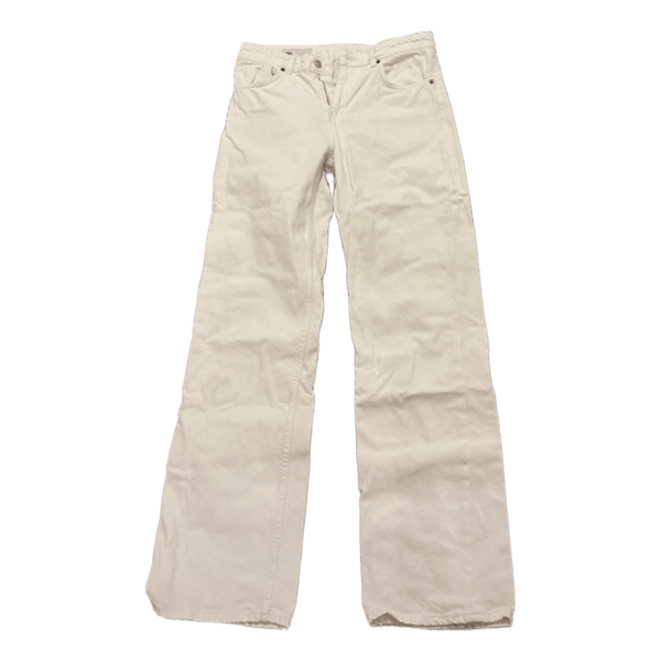 Hvide straight leg jeans