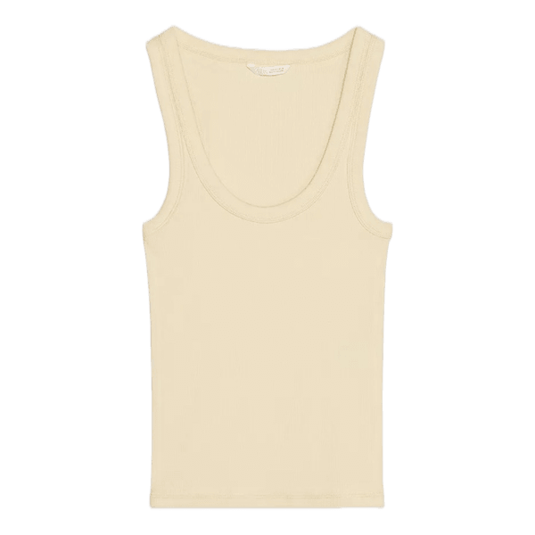 Zara ribstrikket top