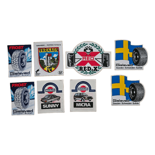 Vintage tarroja retro tarrat Keräily tarra