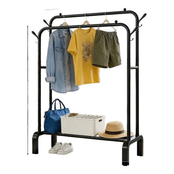 Double garment rack