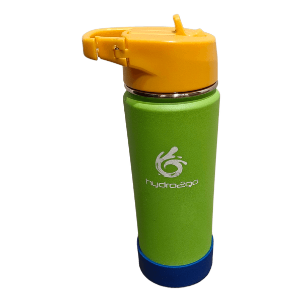 Green hydro2go stainless steel water bottle