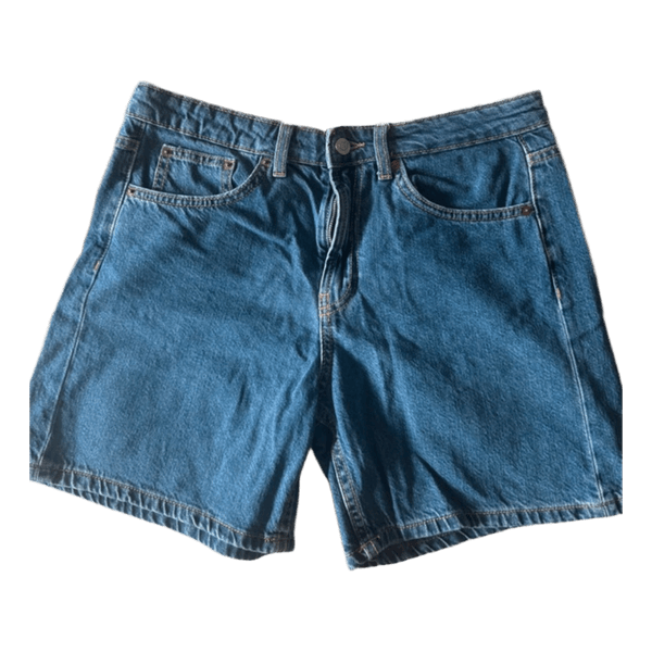 Blå denimshorts