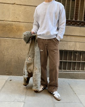 Brown Dickies carpenter jeans