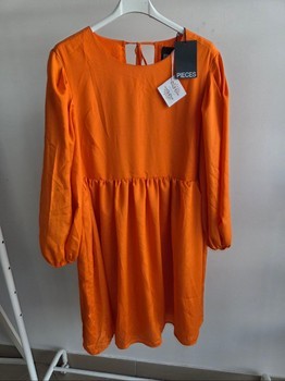 Orange casual dress