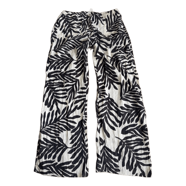 Wide leg summer trousers