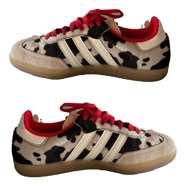 Adidas sneaker mit kuhmuster