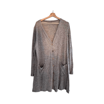 Ruskea neulecardigan