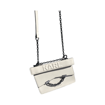 vaaleanharmaa olkalaukku