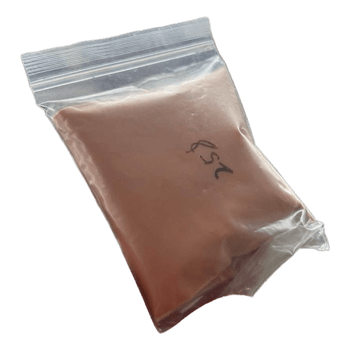 Small plastic bag with akril powder