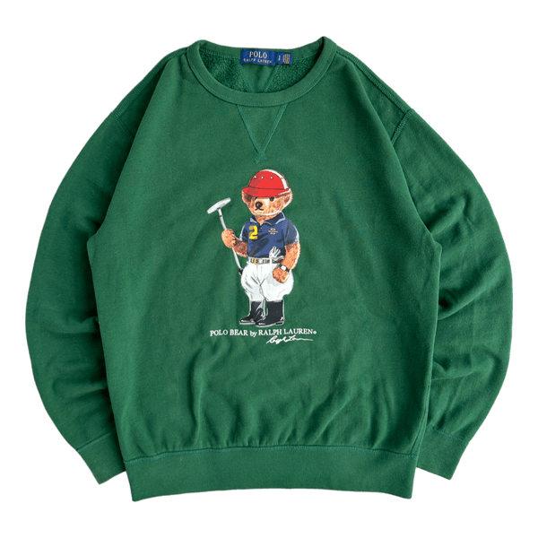 Vihreä Polo Bear collegepaita