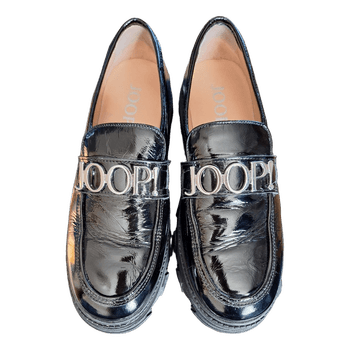 Joop! black patent loafers
