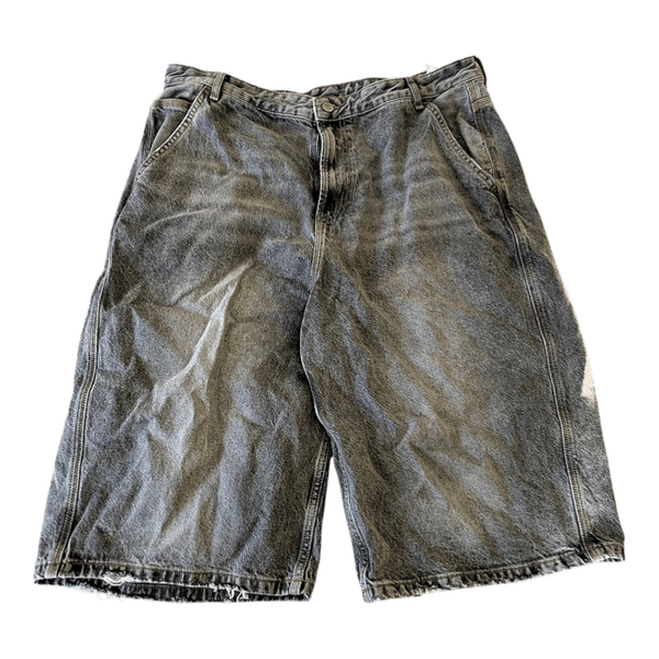 Bershka grey denim shorts