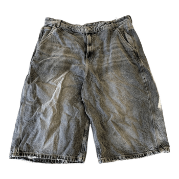 Bershka grey denim shorts