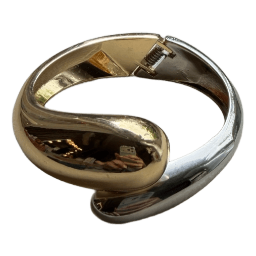 Guld og sølv armband