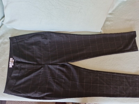 Checkered Trousers curvy fit