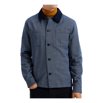 WE Fashion Lennox Heavy Flannel Overshirt Size S